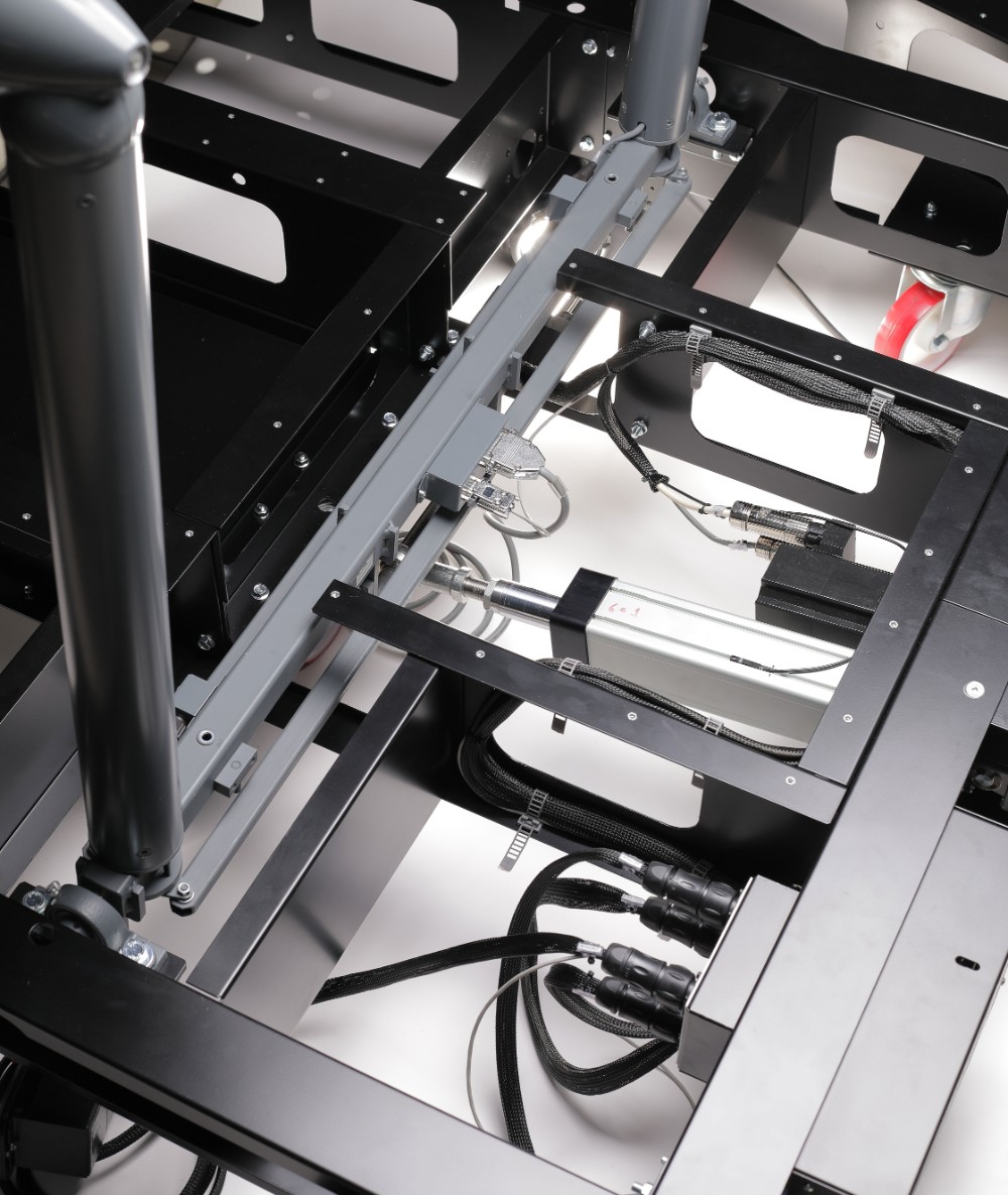 FSC B737 FLOORSTAND AND CONTROL LOADING TOTAL top rear